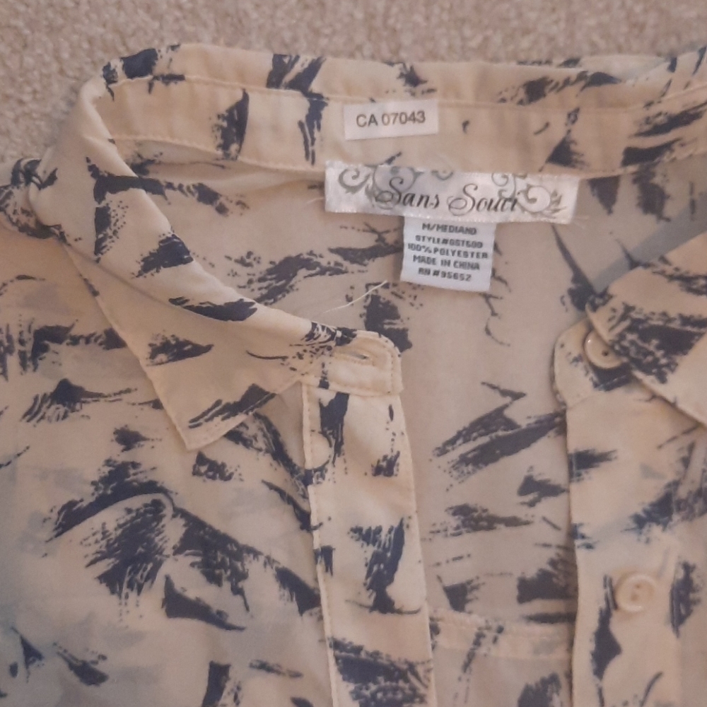 Cropped‎ blouse - Picture 2 of 5